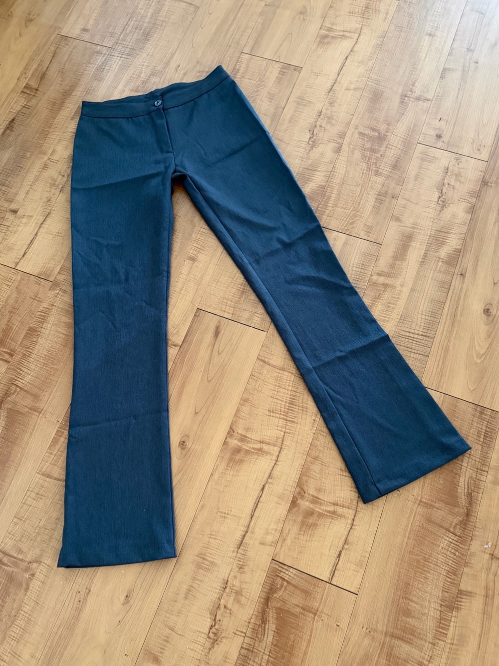 Charcoal Gray Flare Slacks Dress Pants